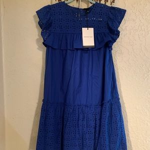 Short royal blue dress